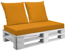 Cuscini per Pallet 120x60 cm Seduta e Schienale in Similpelle Mariotti Belem Arancione