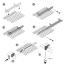 Porta Pantaloni Estraibile per Armadio in Acciaio Emuca Grigio Pietra