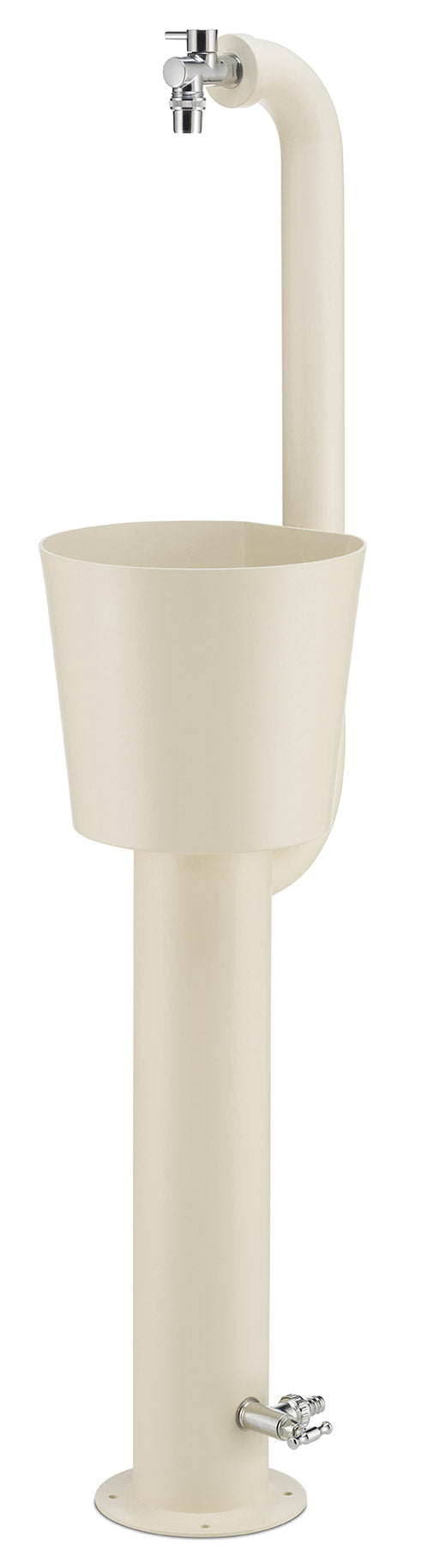 sconto Gartenbrunnen mit Doppelhahn und Eimer Belfer 42/ARRC Cactus Ivory