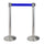 2 Gardinenstangen 3 Meter aus gebürstetem Edelstahl Ø36x101 cm Blue Ribbon