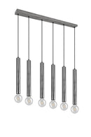 Lampada a Sospensione da Interno  E27 in Metallo Nickel Opaco