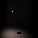 Lampada da Terra a LED 23x23xH145 cm in Metallo Vega Nero