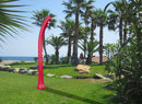 Doccia Solare da Giardino 28L Miscelatore Temporizzato Arkema Happy Beach Ruby