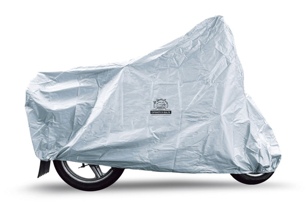Universelle wasserdichte Motorradabdeckung mit grauem Gummizug in verschiedenen Größen prezzo