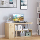 Scrivania da Ufficio ad Angolo Porta PC 140x107x74,6 cm in Legno  Rovere