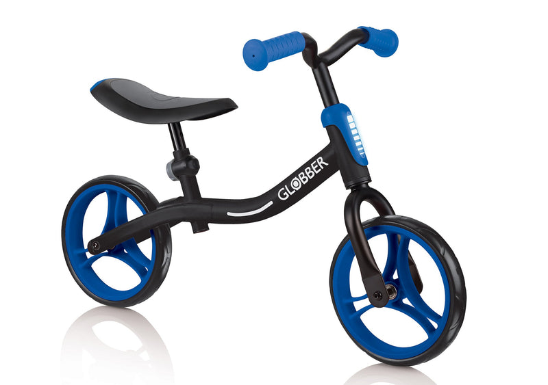 Bicicletta Pedagogica per Bambini 10" Senza Pedali Globber Go Bike Nero e Blu