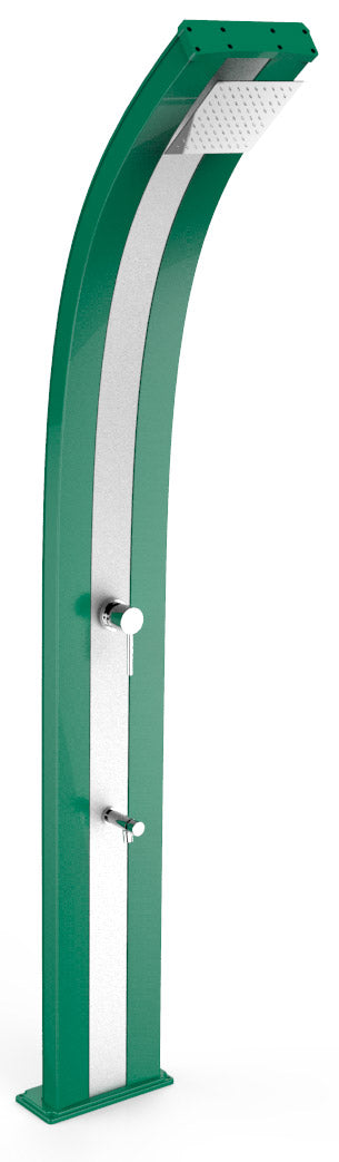 prezzo Doccia da Giardino Miscelatore e Lavapiedi Arkema Dada Fascia Inox Verde Scuro