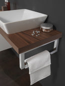 Mobile Bagno 78cm TFT Clever Noce Bianco