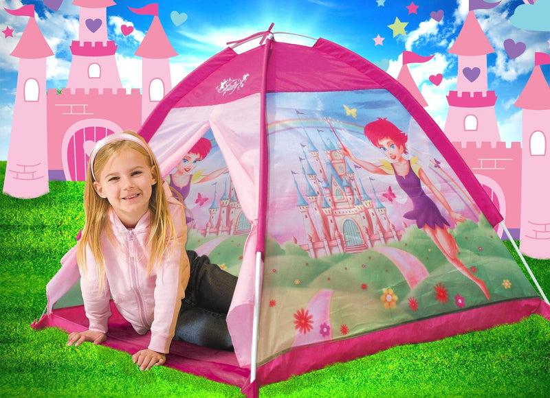 Tenda da Gioco 112x112x79 cm per Bambine Principessa Fatata