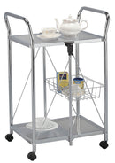 Carrello da Cucina Pieghevole Cromato in Acciaio Tosini TA019C