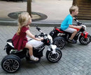 Moto Elettrica per Bambini 6V 3 Ruote Kidfun Rossa