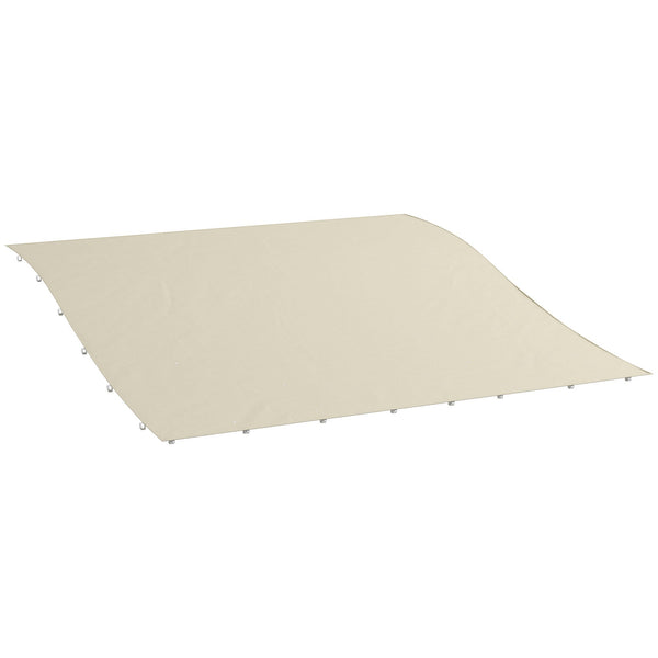 Telo Copertura per Gazebo Pergola 297x297 cm con 16 Fori di Drenaggio in Poliestere Beige online