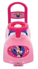 Macchina Cavalcabile per Bambini Volante Direzionabile Vano Contenitore e Telefono Disney Minnie Rosa