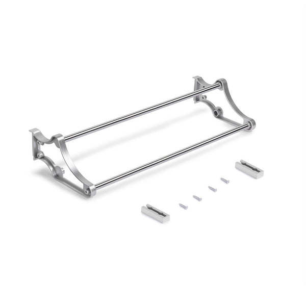 Self Shoe Rack für die Innenverpackung von Schränken 1 Stück lackierter Aluminiumstahl und Emuca sconto