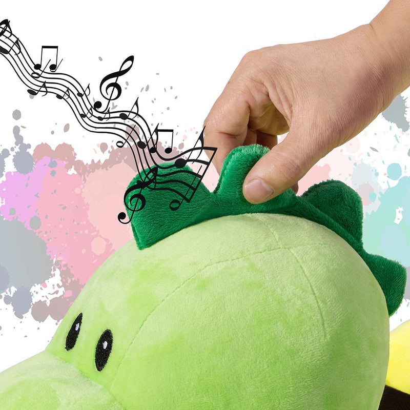 Dinosauro a Dondolo Cavalcabile Peluche Giocattolo Bambini con Suono