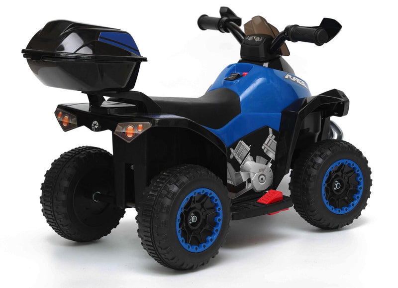 Mini Quad Elettrico per Bambini 6V Kid Go Deluxe Blu