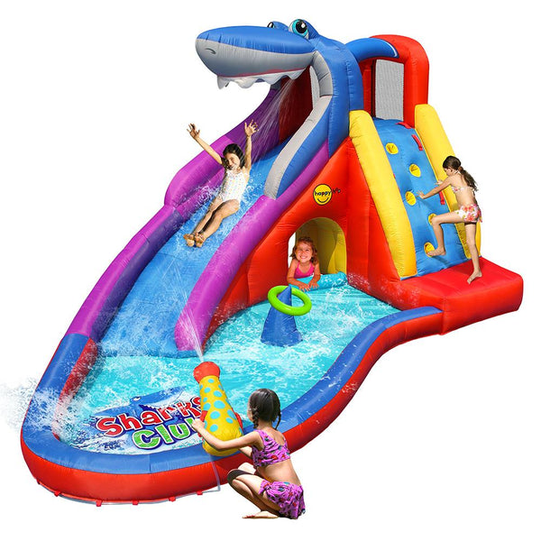 sconto Castle Carousel Waterslide Aufblasbare Haifischpumpe inklusive Happy Hop 9417