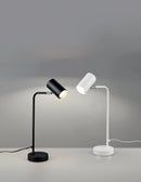 Lampada tavolo da Interno a Led in Metallo Nero Opaco