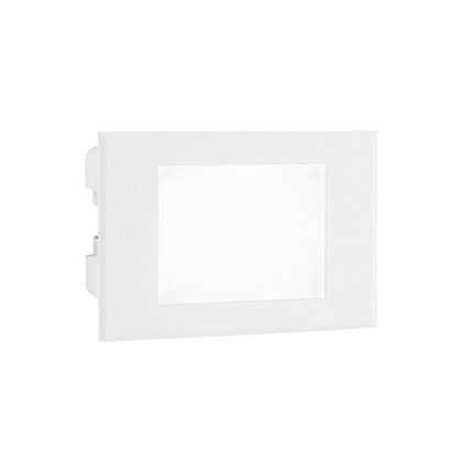 Lampada Segna Passo Rettangolare da Incasso a Parete a LED 3W 4000K Sovil Bianco