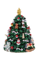 Albero di Natale con musica e movimento 16,5 cm in Resina