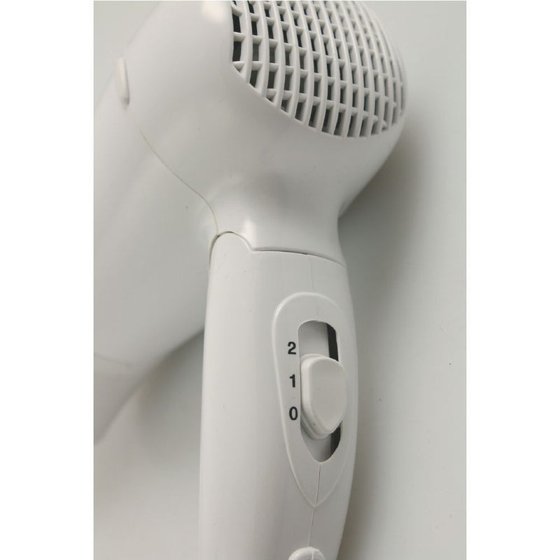 Asciugacapelli Phon Pieghevole da Viaggio 1200W Kooper Compact Bianco