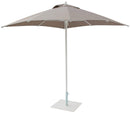 Ombrellone da Giardino 2,25x2,25 m Palo Ø40 mm in Alluminio Maffei Kronos Tortora