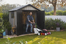 Casetta da Giardino Porta Attrezzi 229x223,5x242 cmin Duotech Keter Oakland 757 Grigia