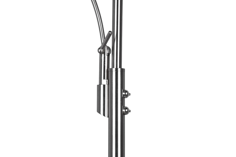 Piantana da Interno a LED in Metallo Nichel Satinato 