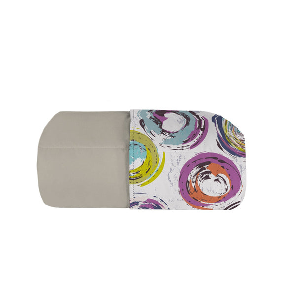 sconto Trapuntino Estivo in Microfibra 100 gr con Stampa Cerchi Astratti Basic Varie Misure