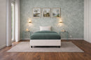 Letto 1 Piazza e Mezza Contenitore Imbottito Similpelle Bianco Boxmax Varie Misure
