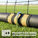 Porta da Calcio Portatile 240x160 cm con Imbottitura in Schiuma EPE      