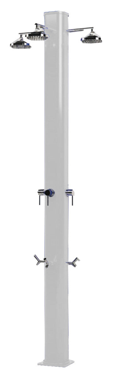 sconto Doccia da Giardino a 3 Soffioni Miscelatore e Lavapiedi Arkema Big Jolly Sabbia