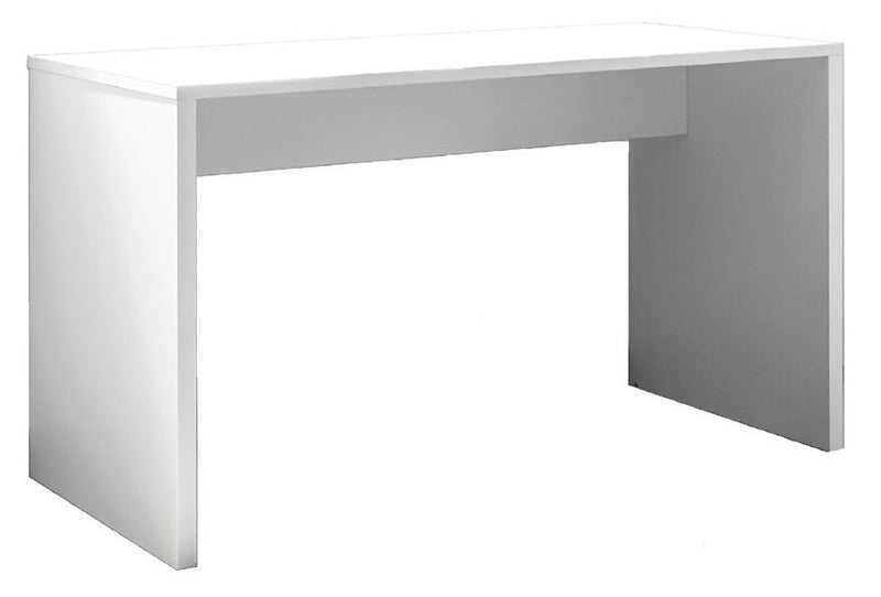 Scrivania da Ufficio 138x48x76 cm in Legno Bianco