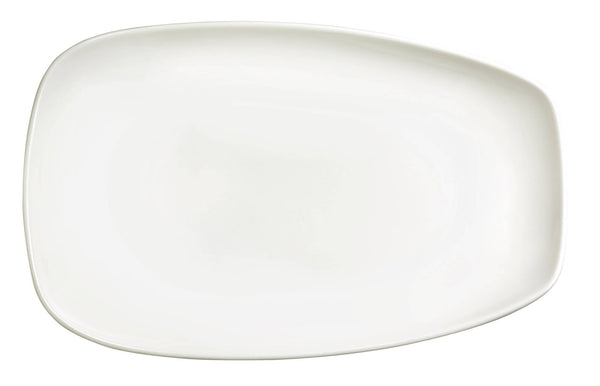 Rechteckiger tiefer Teller 33,5 x 20,5 x 4 cm aus Allluminic Porcelain Kaleidos Aluxina White online