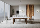 Tavolo Allungabile 160-220x90x77 cm Bibi Mix Bianco Frassino