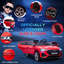 Macchina Elettrica per Bambini 12V con Licenza Audi E-Tron Sportback Rossa