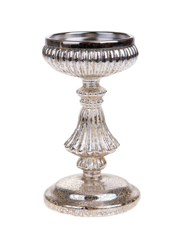 sconto Porta Candele Decorativo 8 Led in Vetro