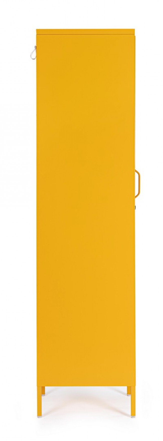 Armadio 1 Anta 38x46x185 cm Cambridge in Acciaio Giallo