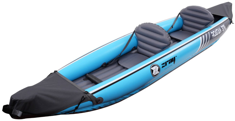 Kayak Gonfiabile Biposto 376x77x34cm ZRAY Roatan con Pagaia a Doppia Pala