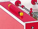 Calciobalilla in Mdf Rosso con Aste Uscenti Garlando G-500 Weatherproof