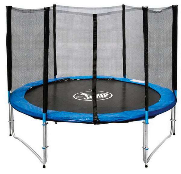 prezzo Trampolino Tappeto Elastico con Rete Ø 305 cm in Acciaio Galvanizzato Galvanizzato Blu