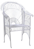 Poltrona da Giardino in Metallo Viareggio Bianco