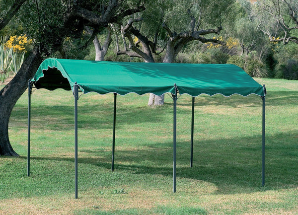 Outdoor Car Box 3x4m Bauer Green Iron Structure acquista