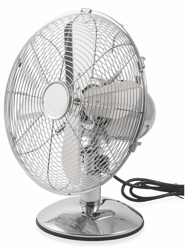 Tischventilator 30 cm oszillierend 3 Geschwindigkeiten 35 W Kooper Eolo Chrom acquista