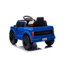 Macchina Elettrica per Bambini Ford Raptor 12V con Telecomando Bluetooth Luci LED e Tappetini Inclusi Blu