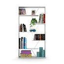 Libreria Tars bianca 84x24x157H cm