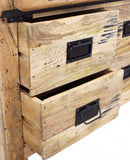 Mobile Tybalt 90x45x180 h cm in Legno Marrone