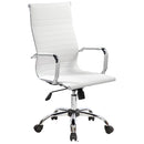 Sedia Poltrona Presidenziale da Ufficio in Similpelle Tosini Dallas Bianco