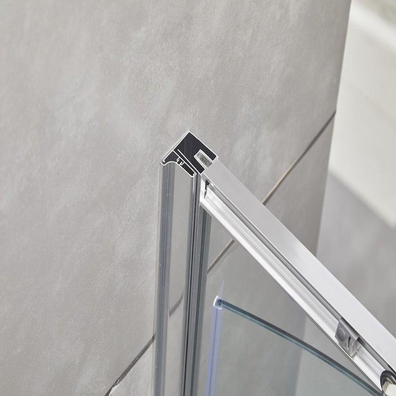 Box Doccia Semicircolare 2 Ante Scorrevoli in Cristallo Trasparente 6mm H190 Bonussi Giuly Varie Misure