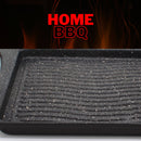 Vassoio Grill Quadrato Antiaderente 2 Maniglie Olympia Hard Cook Varie Misure